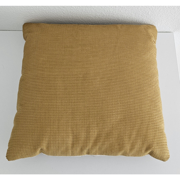 Vintage White Brown Black Beige Throw Pillow Retro Square Crochet Embroider - Picture 2 of 8